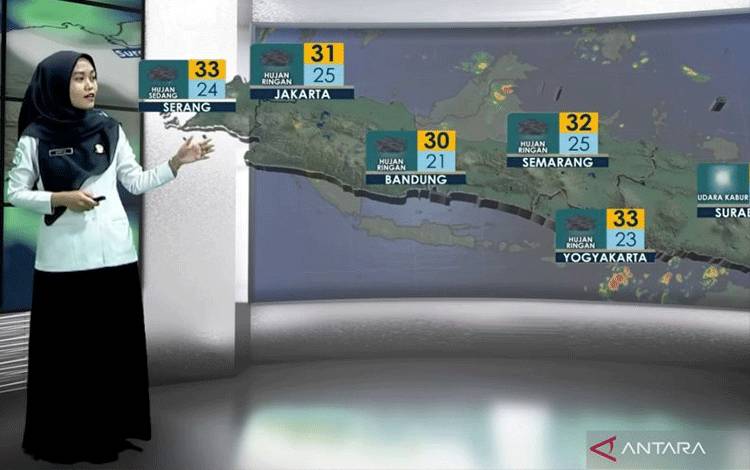 BMKG Prakirakan Mayoritas Wilayah Indonesia Diguyur Hujan pada Minggu