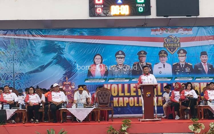 Kapolda Kalteng Dorong Peningkatan Prestasi Bola Voli di Kalimantan Tengah