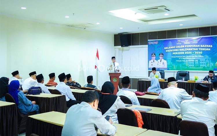Seleksi Terbuka Pimpinan Baznas Kalteng Dibuka, Tekankan Transparansi dan Akuntabilitas