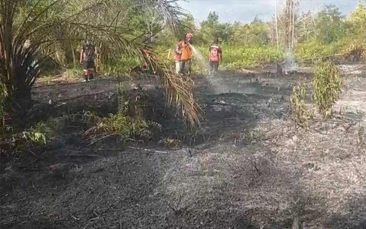 Karhutla Landa Jalan AMD Palangka Raya