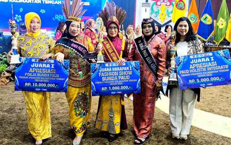 Kobar Raih 3 Penghargaan di Ajang Apresiasi Bunda PAUD Kalteng 2025