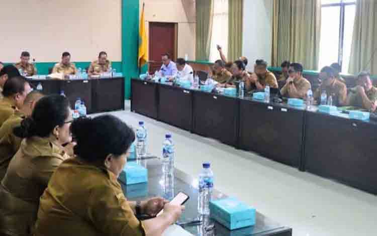 Bupati Pimpin Rakor Strategi APBD 2026 Katingan Pastikan Anggaran Efektif dan Transparan