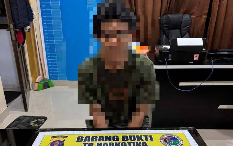 Satresnarkoba Polresta Palangka Raya Amankan Pengedar Sabu di Barak Sabaru, Sita 2,32 Gram Barang Bukti
