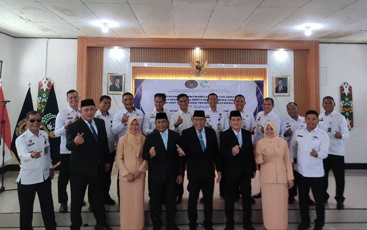 Kanwil Ditjen PAS Kalteng Lantik 31 Pejabat Pemasyarakatan, Dua Kalapas ini Dirotasi
