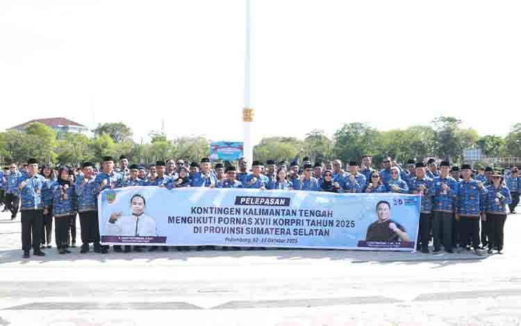 Gubernur Kalteng Tekankan Sportivitas Atlet Korpri di Pornas XVII Palembang