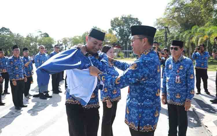 Sekda Harapkan Kontingen Korpri Kalteng Pulang Bawa Medali dari Pornas XVII