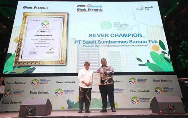 PT SSMS Raih Silver Champion Bisra 2025 atas Program Pemberdayaan Masyarakat