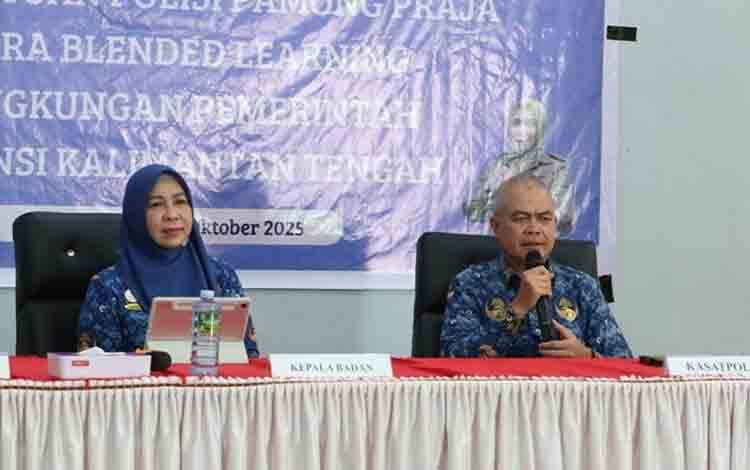 Kepala Satpol PP Kalteng Ingatkan Peserta Diklat Terapkan Ilmu di Lapangan