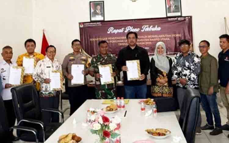 KPU Barut Rapat Pleno Terbuka PDPB Triwulan III 2025, Pastikan Data Pemilih Akurat