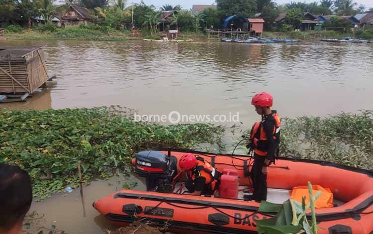 Basarnas Lanjutkan Pencarian Perempuan Tenggelam di Sungai Pandan Amuntai