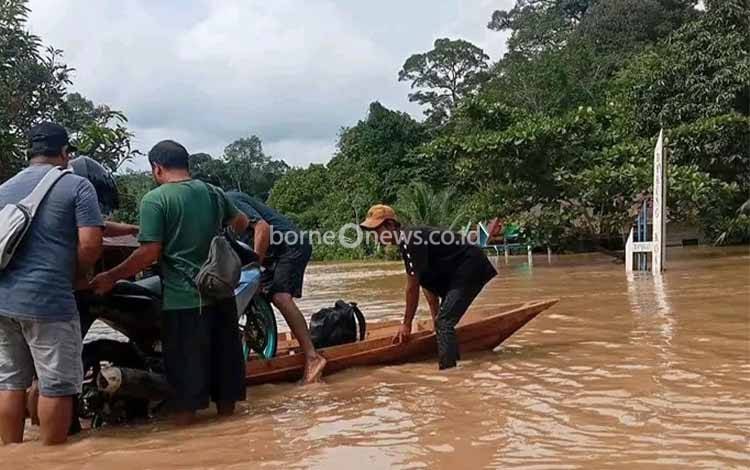 Banjir di Kapuas Hulu Berangsur Surut, Begini Kondisi Terkini