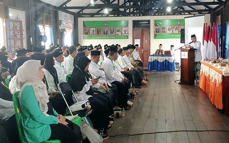 Ketua PWNU Kalteng Ajak PCNU Barito Utara Jadi Pionir Penguatan Kaderisasi NU