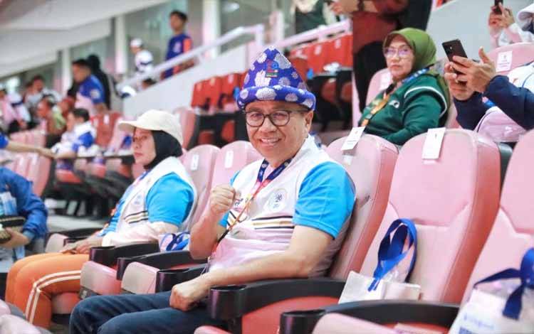 Leonard S. Ampung Apresiasi Semangat Juang Atlet Kalteng di PORNAS Korpri