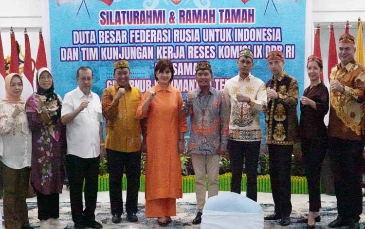 Gubernur Agustiar Sabran Bahas Potensi Kerja Sama Kalteng-Rusia