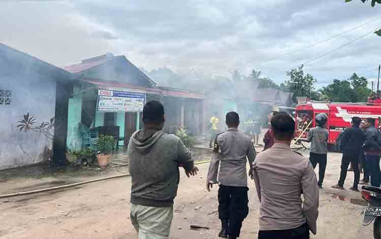 Warung di Kecamatan Katingan Hilir Terbakar, Polisi Lakukan Penyelidikan