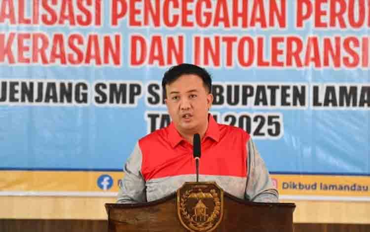Bupati Lamandau: Pendidikan Berbudaya, Pilar Utama Pencegahan Kekerasan di Sekolah