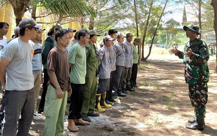 Kodim 1015 Sampit dan Pemkab Kotim Kolaborasi Sosialisasi Penanggulangan Bencana untuk Satlinmas