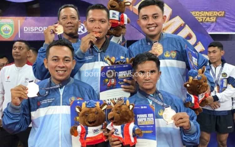 Tim Tenis Meja Kalteng Sabet Perunggu di PORNAS KORPRI 2025