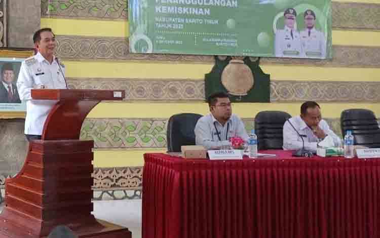 Bupati Yamin Dorong Sinergi Lintas Sektor untuk Tekan Angka Kemiskinan di Barito Timur