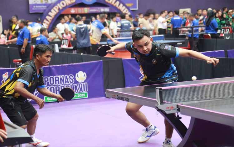 Tim Tenis Meja Nomor Ganda Umum Berpotensi Tambah Medali Kalteng