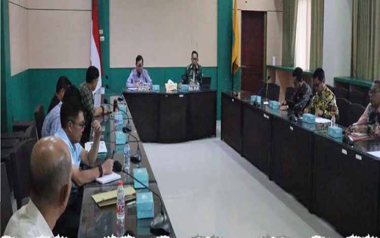 Bupati Katingan Sebut Audensi dengan Pelaku Usaha untuk Perkuat Sinergi Pembangunan