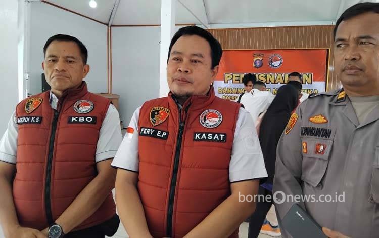 2,3 Kg Sabu yang Dimusnahkan Polres Lamandau dari Tiga Jaringan Pengedar Narkoba