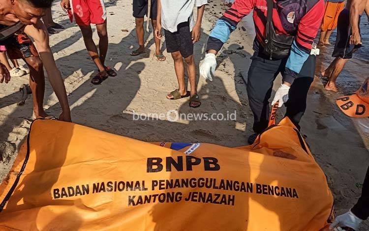 Tim Gabungan Kembali Temukan Jasad ABK TB Dantine 138 Tenggelam di Laut Pagatan