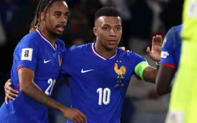 Prancis Telan Azerbaijan 3-0, Mbappe Cetak Gol dan Assist