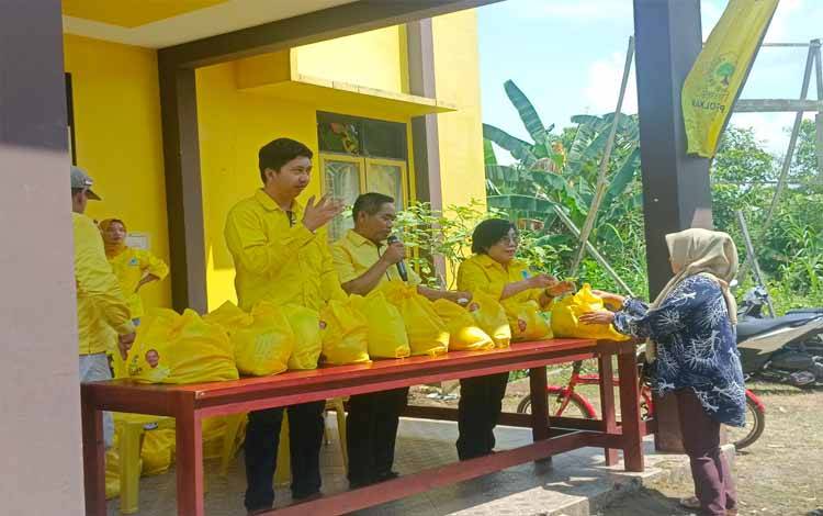 HUT Ke 61, DPD Partai Golkar Pulang Pisau Gelar Pasar Murah