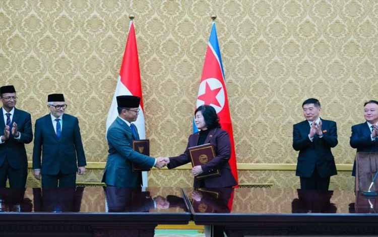Menlu RI Sampaikan Kesiapan Fasilitasi Hubungan Erat Korut-ASEAN