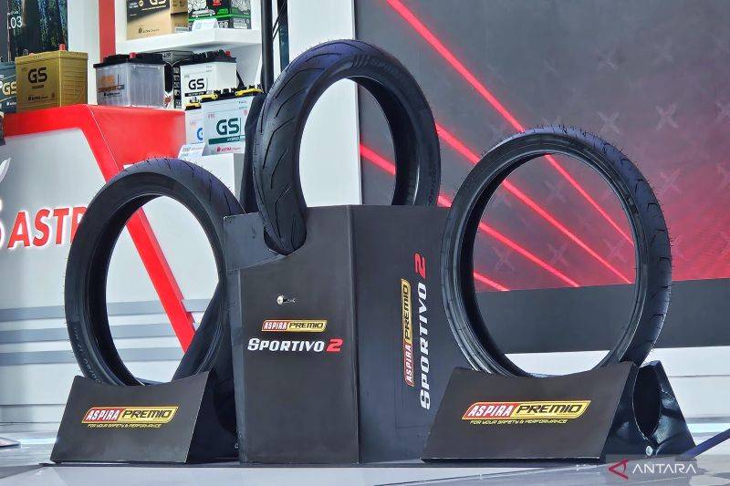 Astra Oto Parts resmi hadirkan Aspira Premio Sportivo 2 pada ajang GIIAS 2025. (ANTARA/Chairul Rohman)