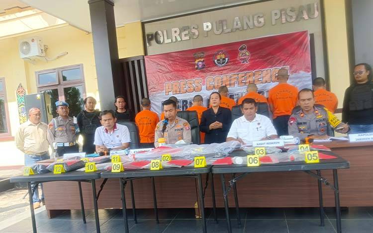 Polres Pulang Pisau Ungkap Sejumlah Kasus, dari Penembakan hingga Kasus ATM