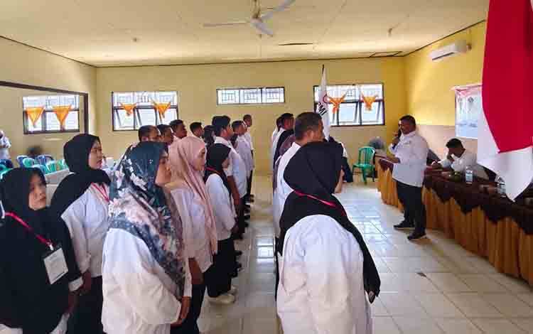 PMI Seruyan Gelar Orientasi KSR dan PMR, Kukuhkan Pengurus PMI Tujuh Kecamatan