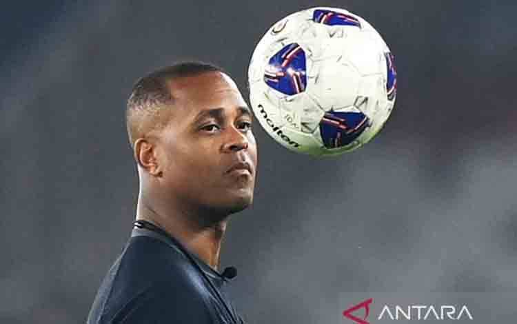 Pelatih Timnas Indonesia Patrick Kluivert. ANTARA FOTO/Bayu Pratama S/nz/aa.