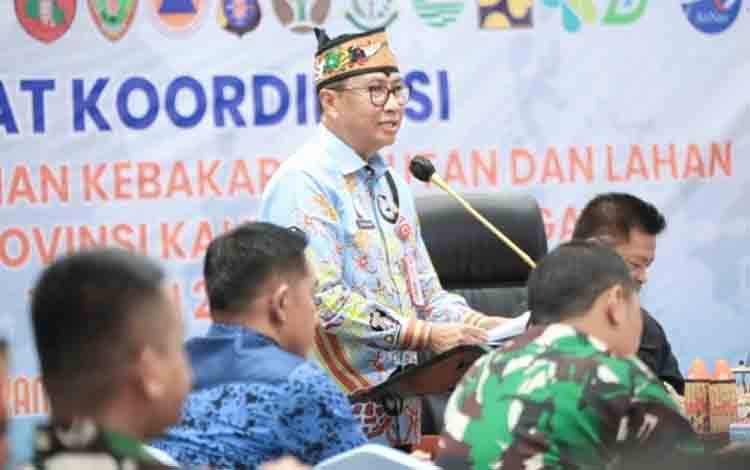 Pemprov Kalteng Tekankan Pengendalian Karhutla Jadi Program Rutin