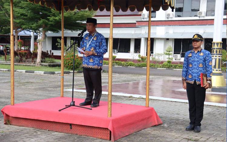 Pemkab Seruyan Gelar Apel Hari Kesadaran Nasional, Tekankan Disiplin dan Integritas ASN