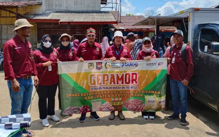 DKPP Barito Utara Gelar Gepamor On The Road di Montallat II, Warga Antusias Sambut Hari Pangan Sedunia