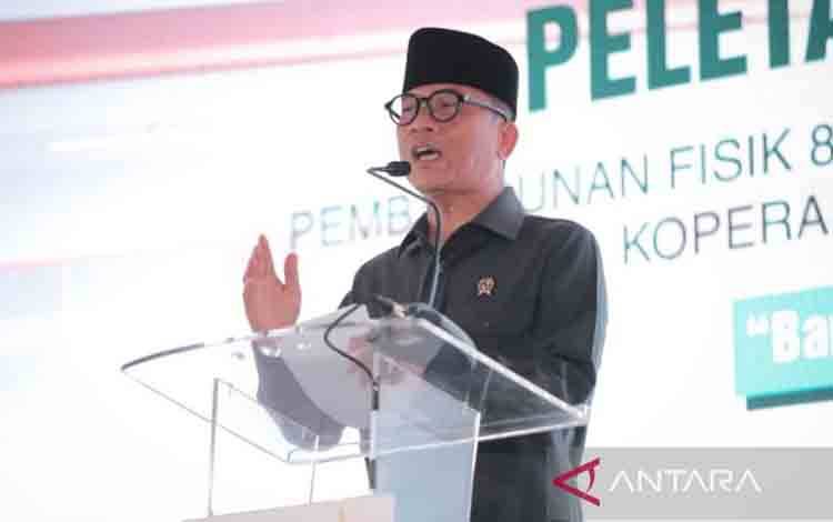 Mendes Ajak Seluruh Pihak Kompak Sukseskan Kopdes Merah Putih
