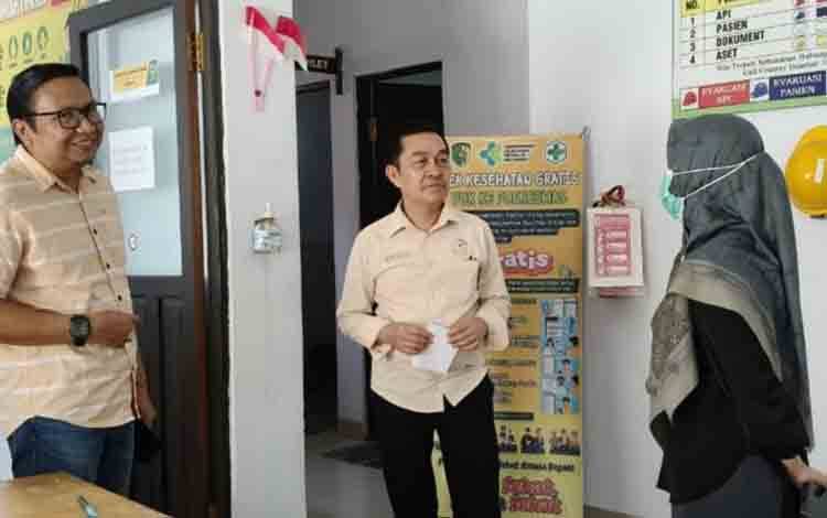 Plt Kepala Dinas Kesehatan Palangka Raya Tinjau Pelayanan Kesehatan di Puskesmas Kalampangan