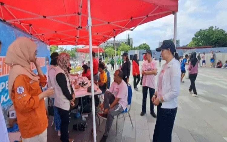 Peringati Hari Kangker Payudara, Puskesmas Bukit Hindu Gelar Cek Kesehatan Gratis