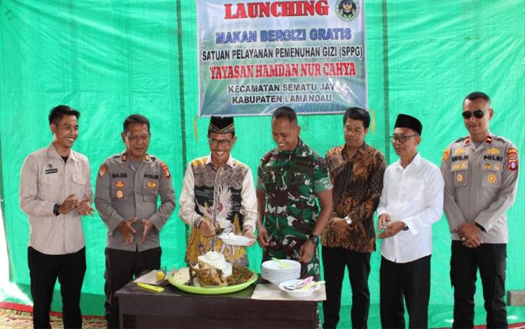 TNI dan Polri Terlibat Aktif dalam Program Makan Bergizi Gratis di Lamandau