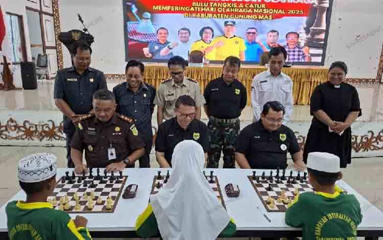 Meriahkan Haornas, Pemkab Gunung Mas Adakan Event Catur dan Bulu Tangkis
