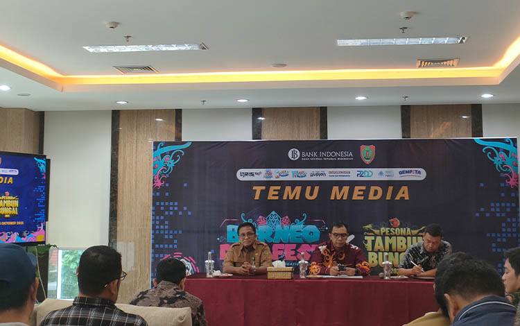 BI Kalteng Gelar Temu Media Bahas Event Borneo Decafest dan Pesona Tambun Bungai