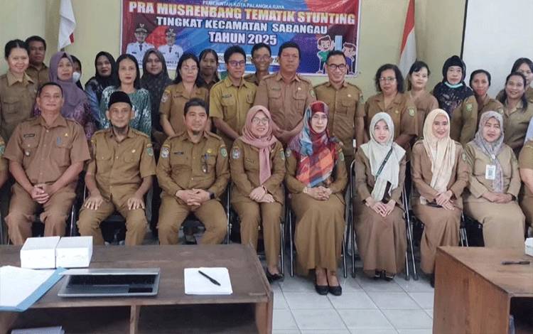 Pra Musrenbang Tematik Stunting Digelar di Kecamatan Sebangau, Palangka Raya
