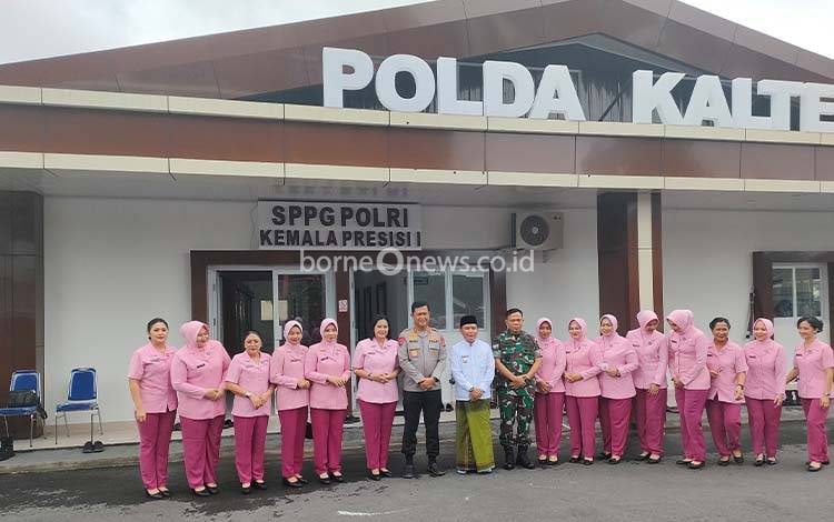 Gubernur Kalteng, Kapolda dan Pangdam Tinjau Dapur SPPG Polri Kemala Presisi I Polda Kalteng