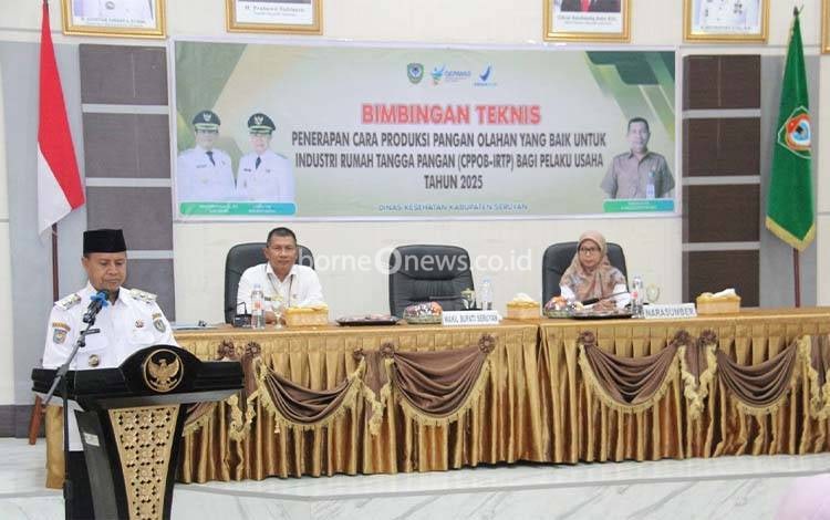 Wabup Seruyan Tekankan Pentingnya Keamanan Pangan untuk Kesehatan Masyarakat