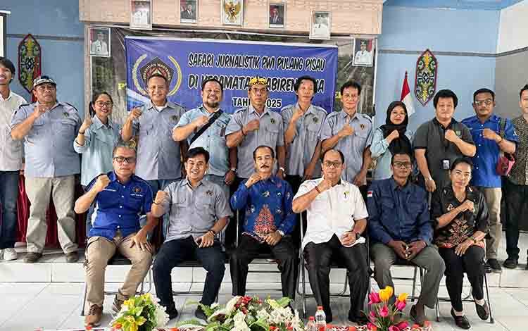 PWI Pulang Pisau Gelar Safari Jurnalistik ke Kecamatan Jabiren Raya
