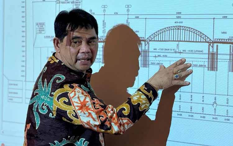 Bupati Barito Utara Pimpin Rapat Evaluasi Pembangunan Jembatan di Jakarta