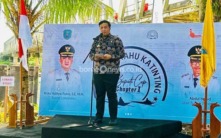 Lomba Balap Katinting Bupati Cup 2025: Bupati Lamandau Dukung Penuh Potensi Lokal