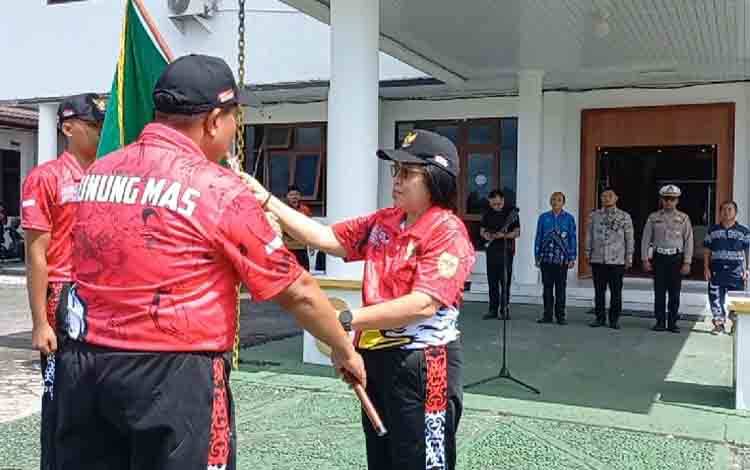 Puluhan Peserta dari Gunung Mas Ikuti Pelaksanaan HSP dan IKBAB Tingkat Kalteng